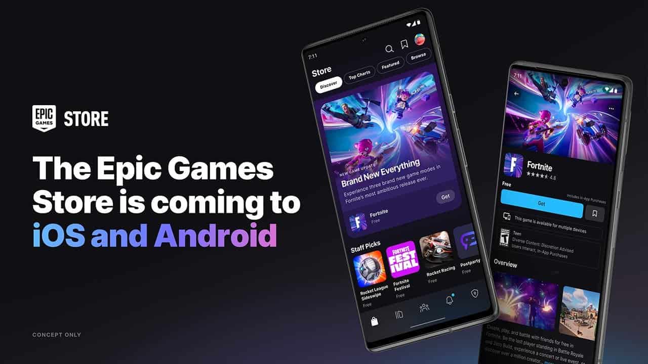Epic Games Store is coming to iOS and Android this year