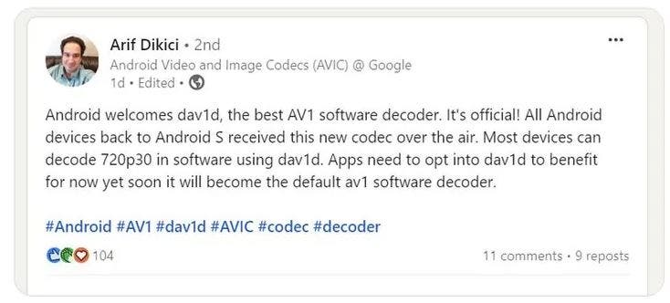 AV1 Video Codec 