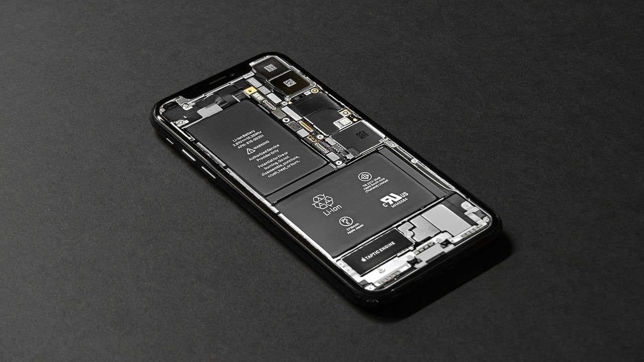 iPhone  разряд батареи