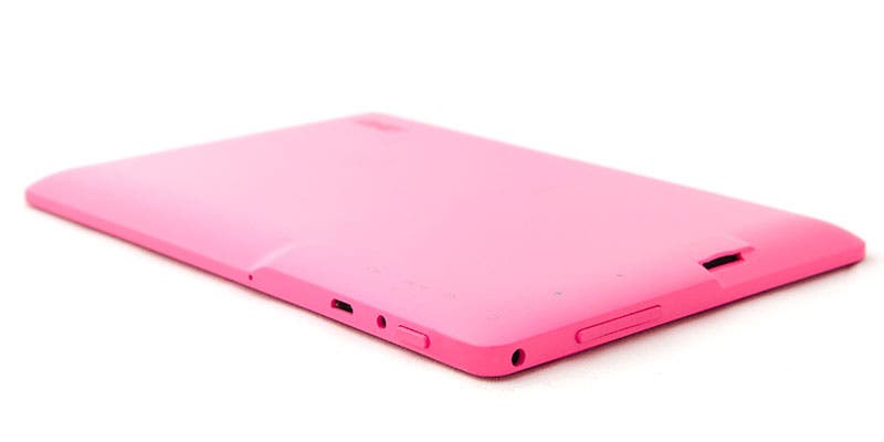 7-inch pink tablet