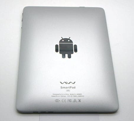 8 inch m2 ipad android tablet back