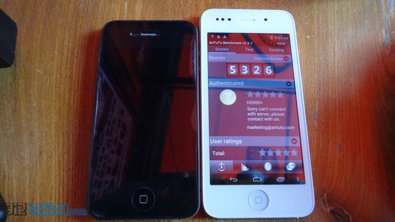 hero h2000+ iphone 5 clone review and specifications