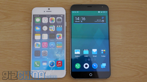 iphone 6 vs meizu mx4