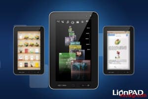 lionpad 3g tablet with gps