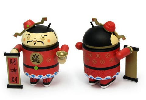 chinese new year android doll