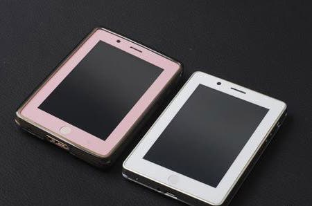 ipad phone clone white and pink
