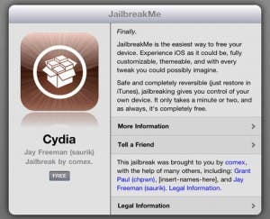 cydia on iPad 2 jailbreakme 3.0