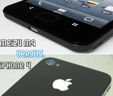 meizu m9 vs iphone 4