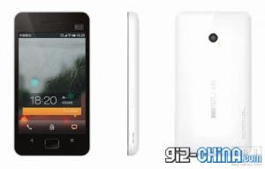 leaked image of meizu mx android phone