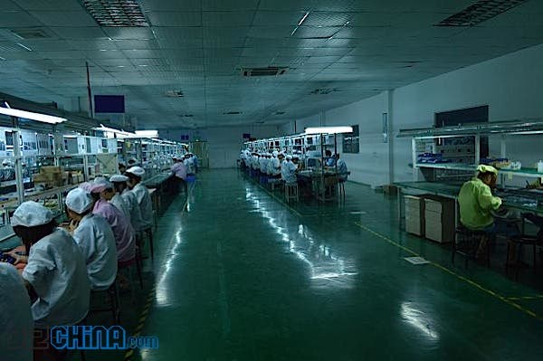 chinese phone factory