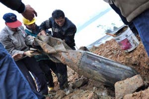 500kg Japanese bomb found in China