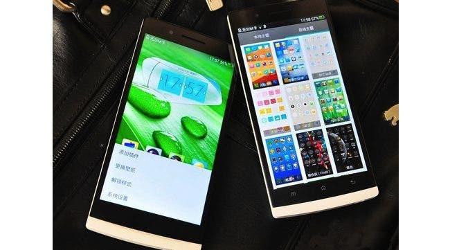 Chinese version of the Oppo Find 5 with international version