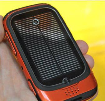 rugged solar power cell phone