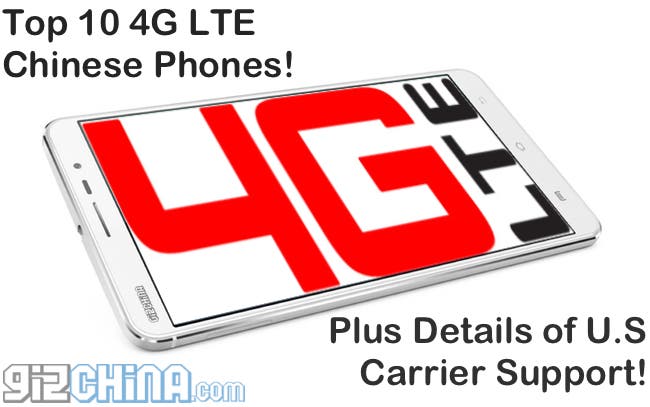 top 10 4g lte chinese phones